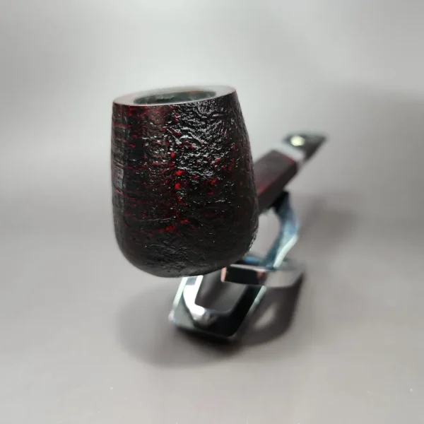 Rainer Barbi for Chieftains Sandblasted Facet Estate Briar Pipe, German Estates - Image 4