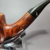 Age Bogelund Smooth Dublin w/ Briar Block Display Estate Briar Pipe, Unsmoked - Image 4