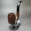 G.V.G. Sandblasted Full Bent Billiard Estate Briar Pipe, French Estates - Image 4