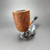 Elwood (Ferndown) Rusticated Silver Spigot Dublin Estate Briar Pipe, English Estates, 9mm - Image 4