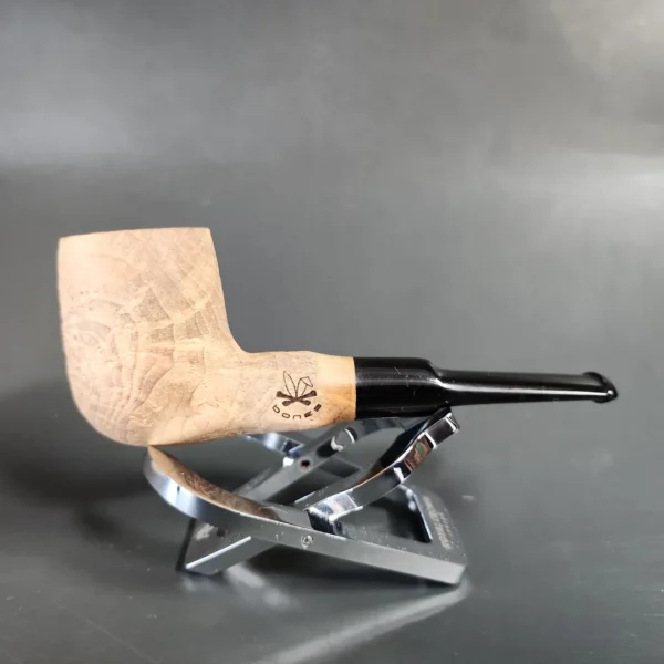 Morgan Bones Sandblasted Nosewarmer Billiard Briar Pipe, New - Image 4