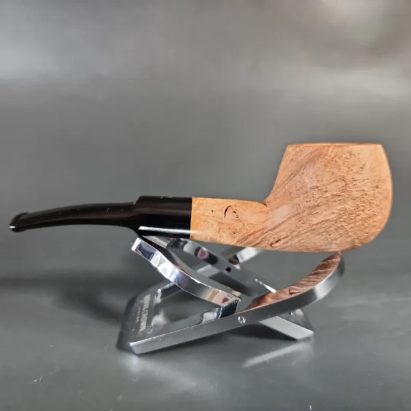 Morgan Bones Sandblasted Apple Briar Pipe, New - Image 4