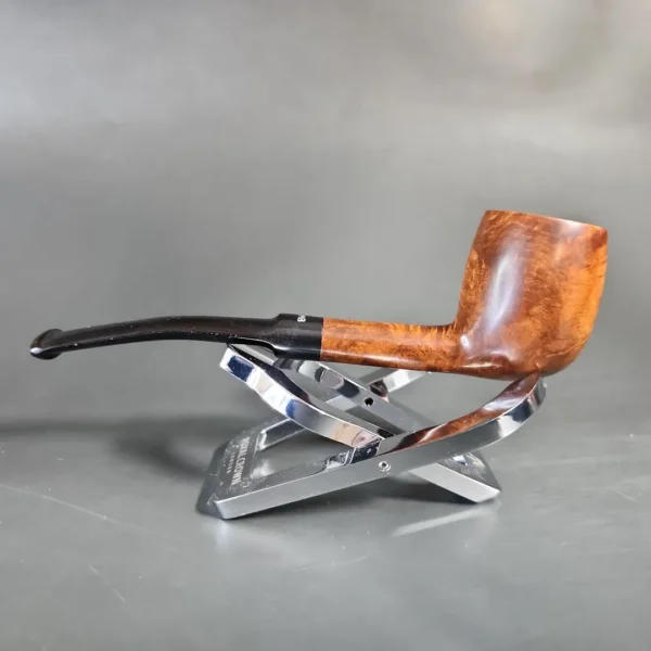 Dr Plumb Junior Smooth Small Billiard Estate Briar Pipe, Unsmoked - Image 4