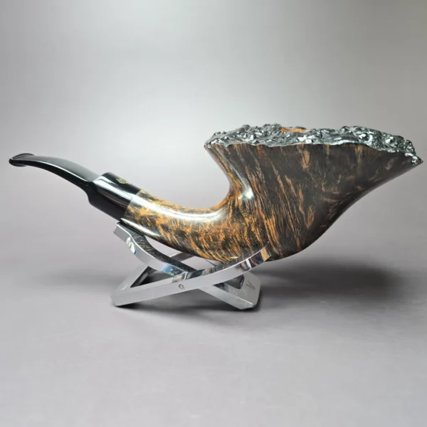 Poul Winslow Crown Collector Smooth Freehand Estate Briar Pipe, Unsmoked, 9mm - Image 5
