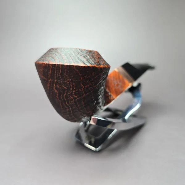 Morgan BlackJack 30 Sandblasted Bulldog Briar Pipe, New - Image 5