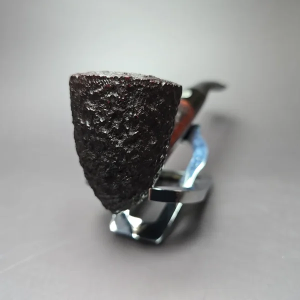 James Upshall Bark Grp 6 Rusticated Dublin Estate Briar Pipe, Unsmoked - Image 5
