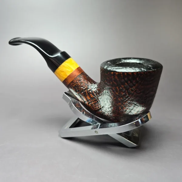 Morgan BlackJack 20 Limited Edition Sandblasted Dublin Briar Pipe, New - Image 5