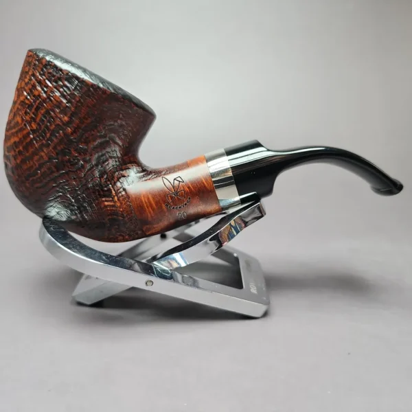 Morgan BlackJack 20 Sandblasted Dublin Briar Pipe, New - Image 5