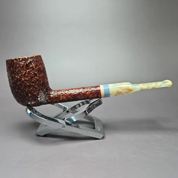 Savinelli Sasso 701 Rusticated Lovat Briar Pipe, 6mm, New - Image 5
