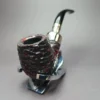 Peterson System Spigot 307 Rusticated Bent Billiard Spigot Briar Pipe, New - Image 5