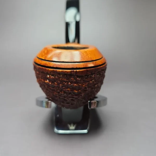 Radice Rind G Rhodesian w/ Faux Bamboo Estate Briar Pipe, Italian Estates - Image 5
