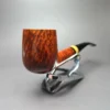 Bjarne Nielsen Signature Smooth Bent Billiard Estate Briar Pipe, Unsmoked, 9mm - Image 5