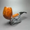 Bjarne Smooth Egg w/ Silver Estate Briar Pipe, Unsmoked - Image 5