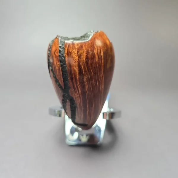 Wandi Riyadi Spot Carved Acorn Handmade Briar Pipe, New - Image 5