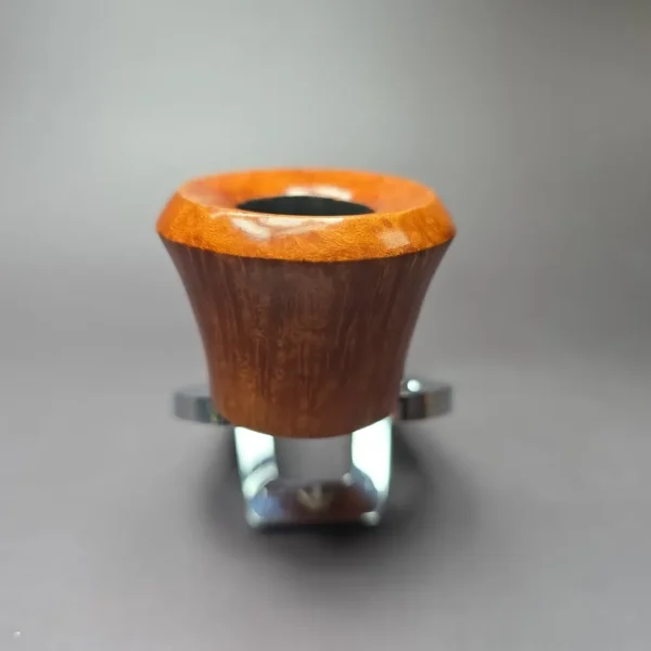 Mina Smooth Pot w/ Horn Estate Briar Pipe, Unsmoked - Image 5