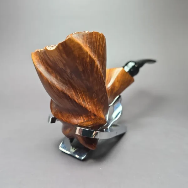 Randy Wiley 1988 The Conch Spiral Freehand Estate Briar Pipe, American Estates - Image 5
