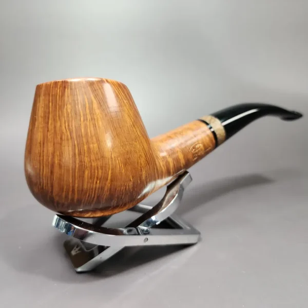 Viprati 5 Clovers Smooth Brandy Estate Briar Pipe, Italian Estates - Image 5