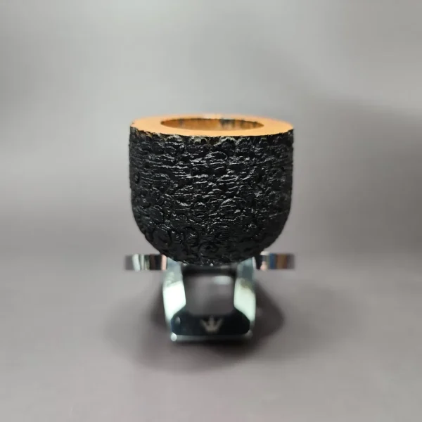 Neal Monier Rusticated Pot Estate Briar Pipe, Unsmoked - Image 5