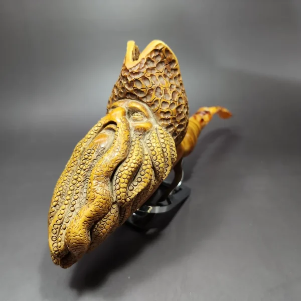 MBSD Meerschaum Masters by Kenan Magnum Pirate Block Meerschaum Pipe, New - Image 5