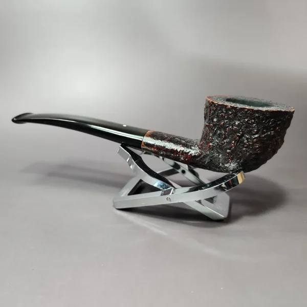 Dunhill 1980 Shell Briar 41781 Sandblasted Zulu Estate Briar Pipe, English Estates - Image 5