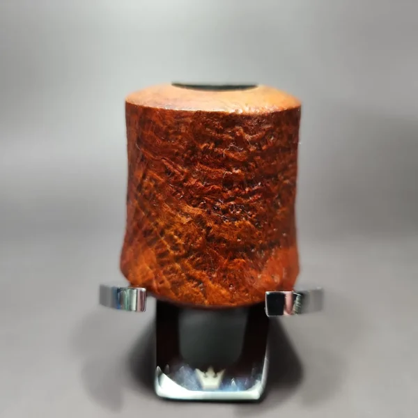 PapaBearPipes Sandblasted Volcano Estate Briar Pipe, American Estates - Image 5