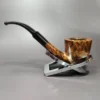WO Larsen Super 335 Smooth Bent Pot Estate Briar Pipe, Danish Estates - Image 5