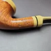 Tom Spanu 2000 Millennio Smooth Pot w/ Boxwood Estate Briar Pipe, Unsmoked - Image 5