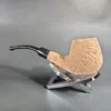 Morgan Bones Sandblasted Brandy Briar Pipe, New - Image 5