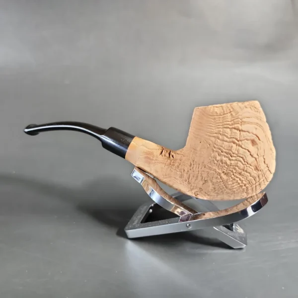 Morgan Bones Sandblasted Brandy Briar Pipe, New - Image 5