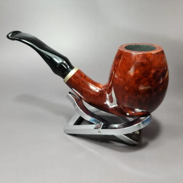Vauen 6873 Smooth Bent Egg Estate Briar Pipe, Unsmoked, 9mm - Image 6