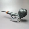 Sebastian Heck Long Shank Acorn w/ Masur Birch Handmade Briar Pipe, New - Image 6