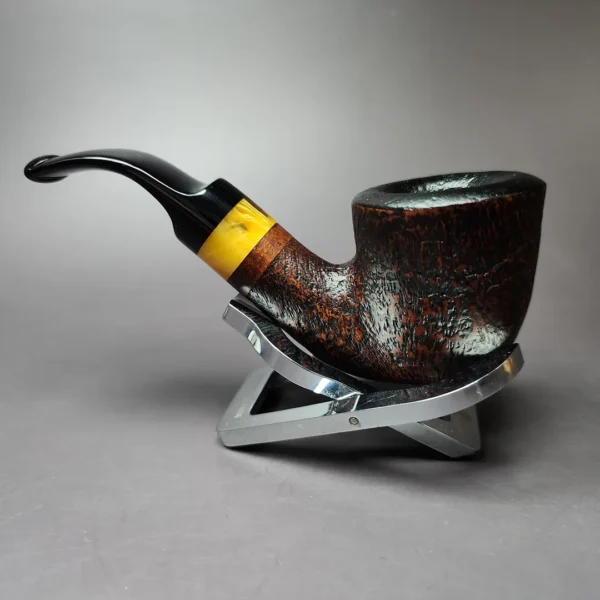 Morgan BlackJack 20 Limited Edition Sandblasted Dublin Briar Pipe, New - Image 7