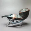 Morgan BlackJack 30 Sandblasted Bulldog Briar Pipe, New - Image 6