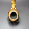 Bennie Joe Smooth Wasp w/ Buddha Belly Bamboo Handmade Briar Pipe, New - Image 6