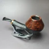 Vitale Partially Sandblasted Rhodesian (Two Star) Handmade Briar Pipe, New - Image 6
