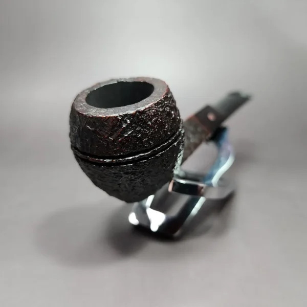 Ashton 1994 Pebble Grain XX Sandblasted Bulldog Estate Briar Pipe, Unsmoked - Image 6