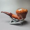 Wandi Riyadi Smooth Mushroom Dublin w/ Cumberland Handmade Briar Pipe, New - Image 6