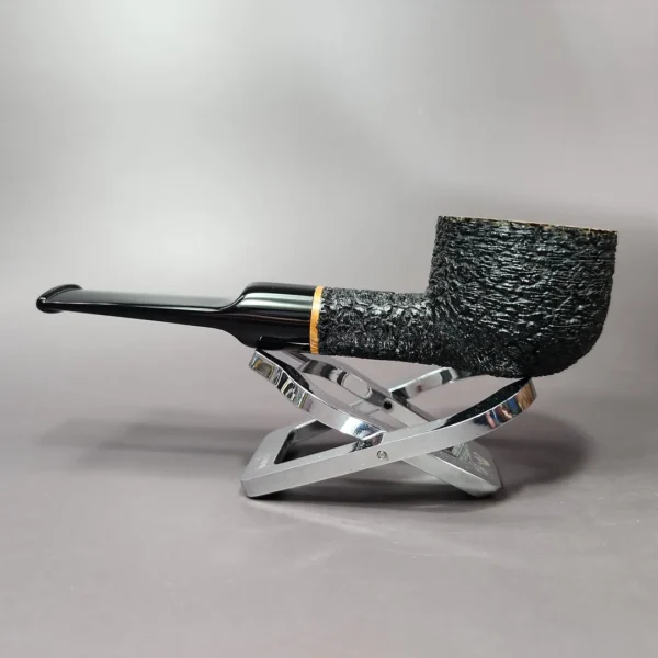 Neal Monier Rusticated Pot Estate Briar Pipe, Unsmoked - Image 6