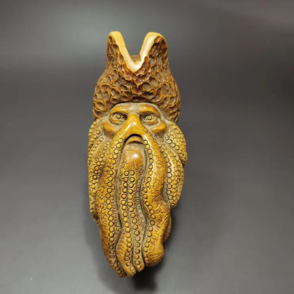 MBSD Meerschaum Masters by Kenan Magnum Pirate Block Meerschaum Pipe, New - Image 6
