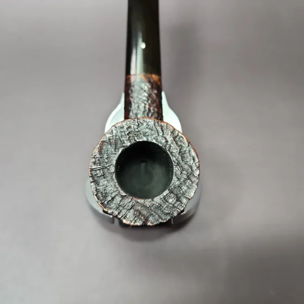 Dunhill 1980 Shell Briar 41781 Sandblasted Zulu Estate Briar Pipe, English Estates - Image 6