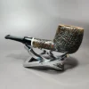 Castello Old Antiquari KK Sandblasted Opera Estate Briar Pipe, Italian Estates - Image 6