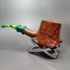 PapaBearPipes Sandblasted Volcano Estate Briar Pipe, American Estates - Image 6
