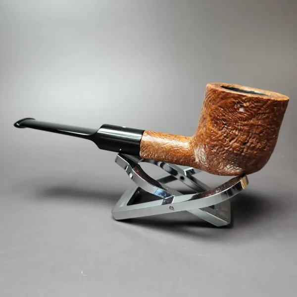 Dunhill 1963 Tanshell 6R Sandblasted Pot Estate Briar Pipe, English Estates - Image 6