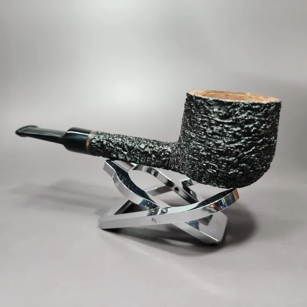 Neal Monier Rusticated Pot Estate Briar Pipe, Unsmoked - Image 6