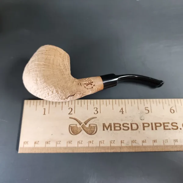 Morgan Bones Sandblasted Brandy Briar Pipe, New - Image 6