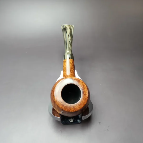 Viprati Smooth Fantail Prince Estate Briar Pipe, Italian Estates - Image 7