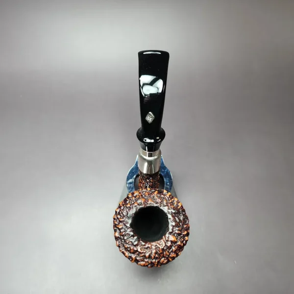 Brebbia First Calabash RTDA 2005 Rusticated Briar Estate Pipe, Italian Estates - Image 7