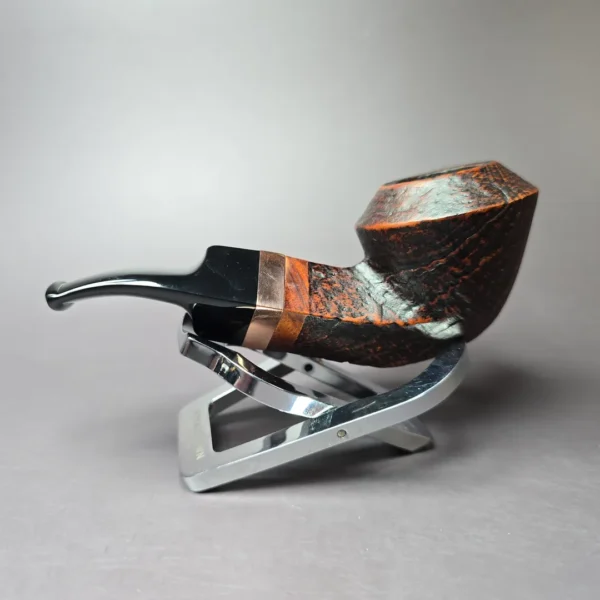 Morgan BlackJack 30 Sandblasted Bulldog Briar Pipe, New - Image 7