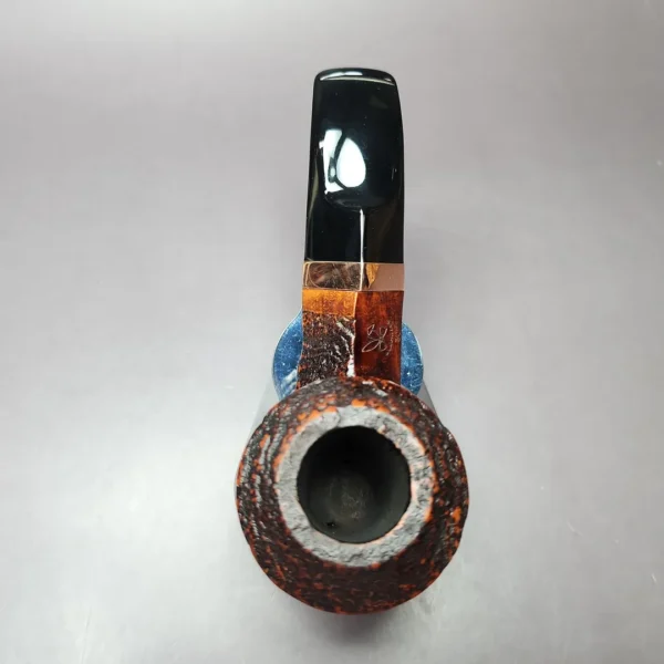 Morgan BlackJack 30 Sandblasted Bulldog Briar Pipe, New - Image 7