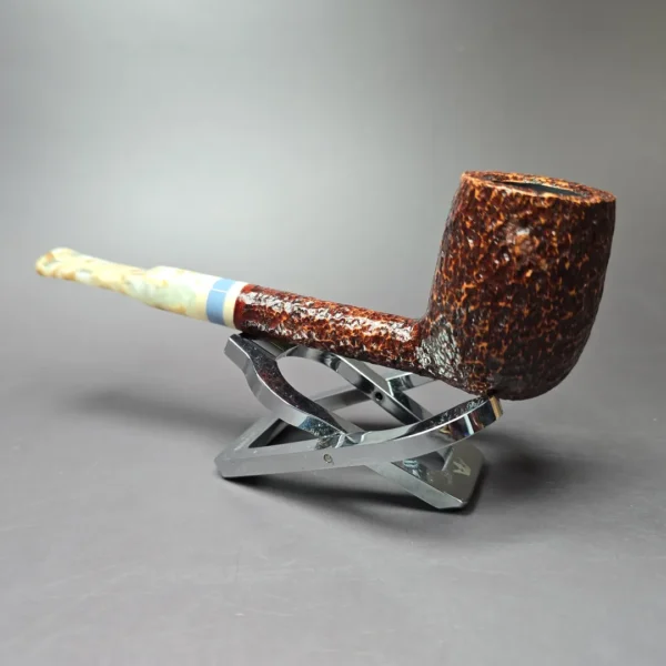 Savinelli Sasso 701 Rusticated Lovat Briar Pipe, 6mm, New - Image 7